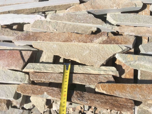 Горбушка златолит золотистый для облицовки купить в Верхотурье