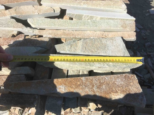 Горбушка златолит золотистый для облицовки купить в Верхотурье