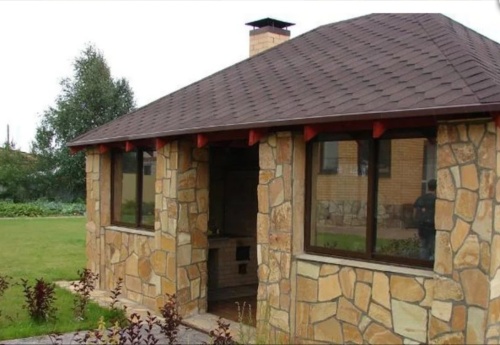 Плитняк златолит жёлтый золотистый для фасада 1,5-3см купить в Верхотурье