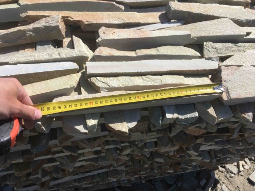 Горбушка златолит золотистый для облицовки купить в Верхотурье