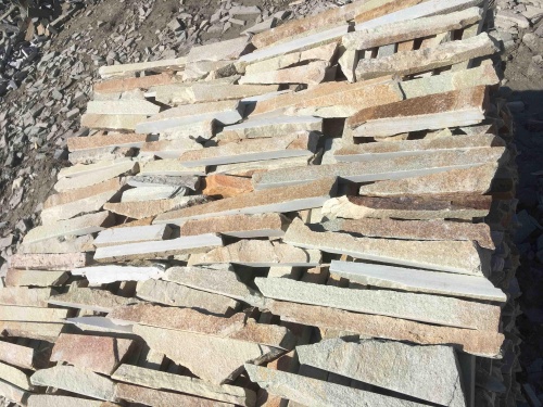 Горбушка златолит золотистый для облицовки купить в Верхотурье