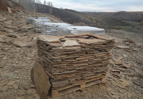 Плитняк кора дерева для цоколя, отмостки купить в Верхотурье