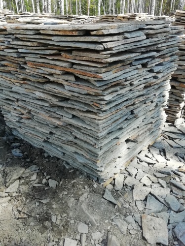 Плитняк златолит Уральский для цоколя, отмостки купить в Верхотурье